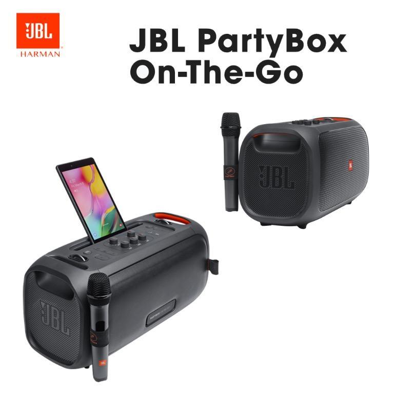 JBL Party Box On-The-Go, altavoz portátil para karaoke