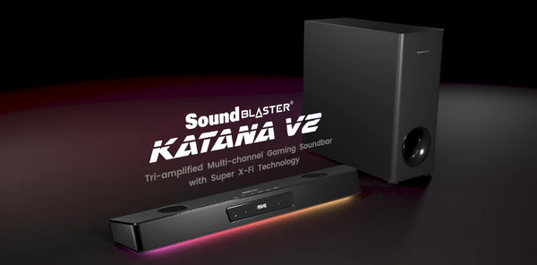 Creative Sound Blaster Katana V2 Bluetooth RGB Gaming Soundbar | Ma